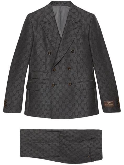 gucci double g suit|Gucci Double Breasted Suits for Men .